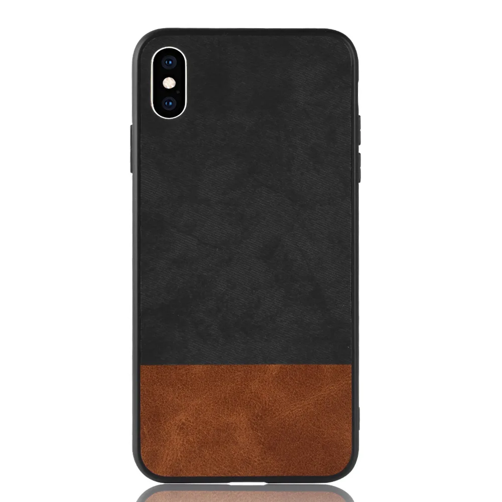 10 шт TPU+ PU+ PC винтажная ткань деним телефон из искусственной кожи чехол для Apple Iphone6 7 8 Plus X XR XS MAX 6S 11 Pro Max 5,8 6,1 6,5