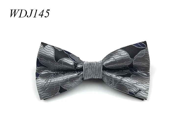 Party Wedding Bow Tie for Men Luxury Polyester Woven Mans Bowtie