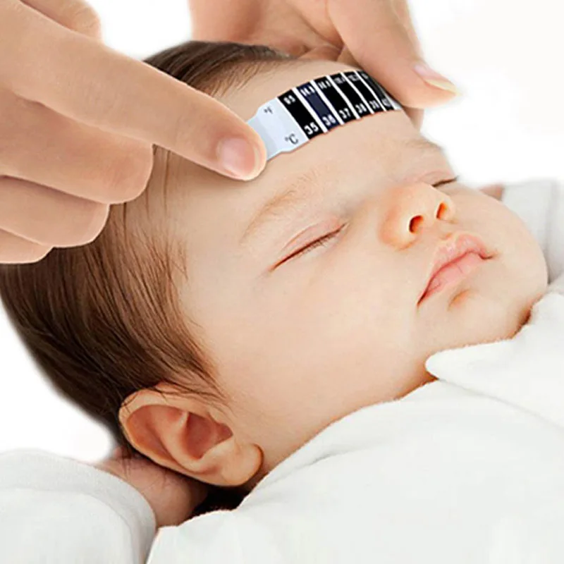 

Baby Forehead Head Strip Thermometer Fever Body Baby Child Kid Adult Check Test Temperature Monitoring Safe Baby Care Product