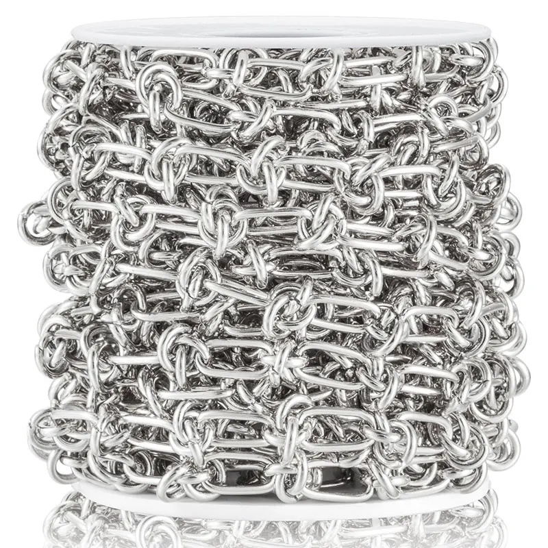 

Веревочная цепочка из нержавеющей стали с узлом для изготовления ювелирных изделий, аксессуары для браслета с узлом, большой тяжелый ожерелье «сделай сам», товары ручной работы