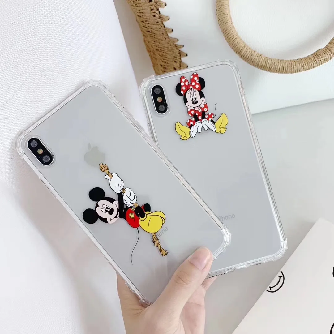 Классический чехол для телефона с рисунком из мультфильма Минни Микки Маус iphone Xs