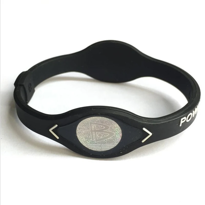 Bracers Bracelet Charm Designer Power Energy Bracelet Bangles Women Men Sport Wristbands Balance Ion Magnetic Therapy Silicone