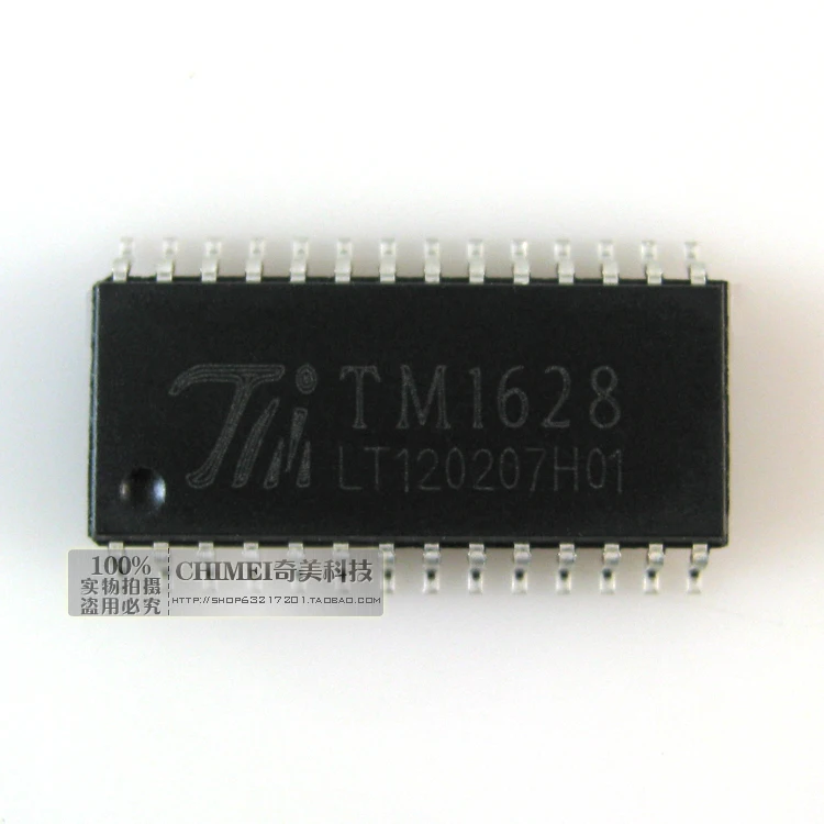 TM1628 = SM1628 = HT1628 = CT1628B электромагнетизм силовой драйвер чип