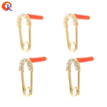 

Cordial Design 100Pcs 8*20MM Jewelry Accessories/Rhinestone Earrings Stud/Imitation Pearl/DIY Making/Hand Made/Earring Findings