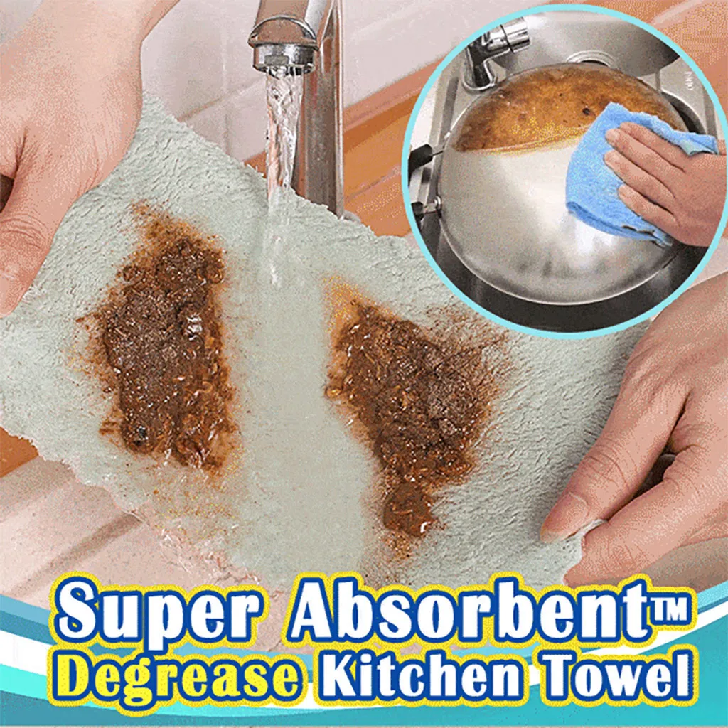 Маслостойкая салфетка для посуды бамбуковое бархатное полотенце из кораллового