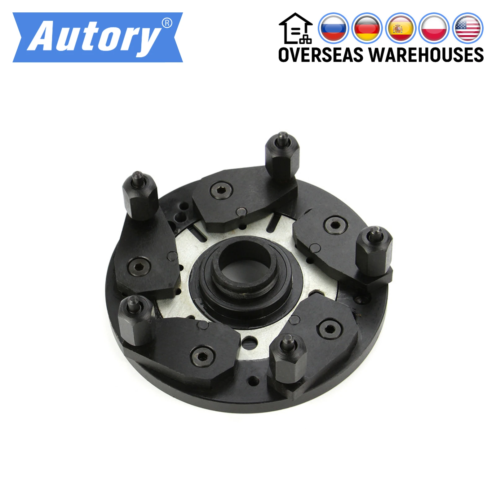 

36 38 40mm adjustable Adaptor Car Auto Motorcycle Tire Wheel Balancer 5Lug Universal Flange Plate Tire Dynamic Balancing Fixture