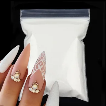 

50g/Bag Shining Nail Glitter Dust Sugar Coating Effect Powder Nail Pigment Glitter Nail Art Decoration Accessories