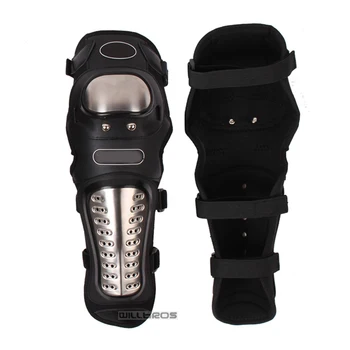 Hoge Kwaliteit Guard Rvs Moto Elleboog Knie Pads Motorfiets Motocross Enkel Protector