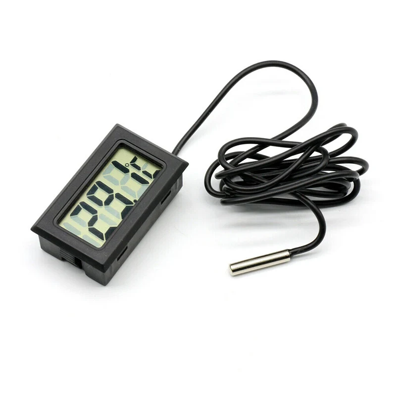 LCD Digital Probe Refrigerator Freezer Thermometer Aquarium Car Sensor -50~110&deg;C