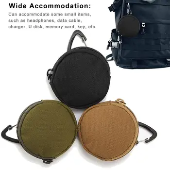 

Tactical EDC Pouch Mini Key Wallet Holder Men Coin Purses Pouch Military Army Camo Bag Keychain Zipper Small Pocket Outdoor Tool