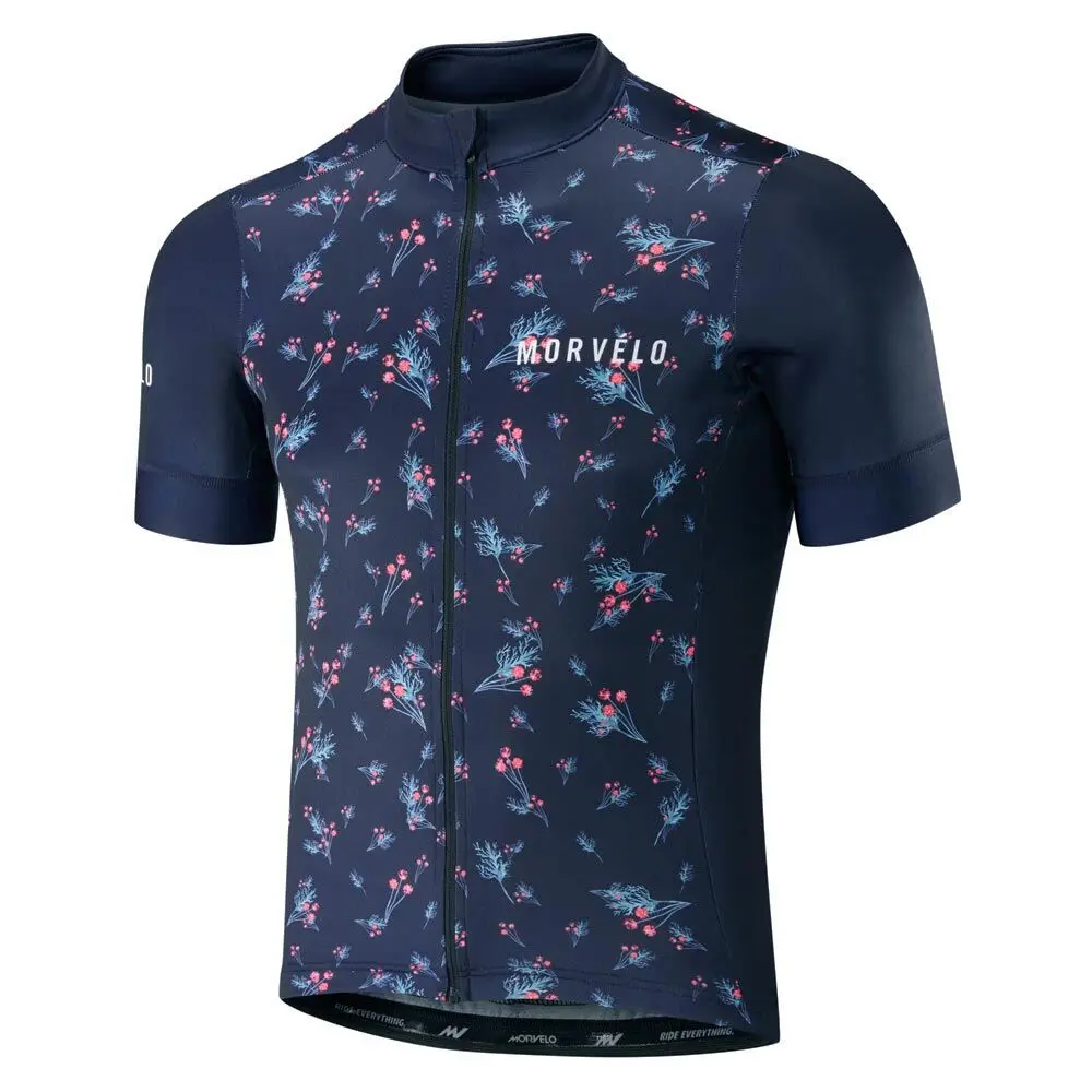 Ropa De Ciclismo Hombre Morvelo Лето Быстросохнущий короткий рукав Велоспорт Джерси Мужская велосипедная Одежда Топы MTB велосипедная одежда - Цвет: style 15