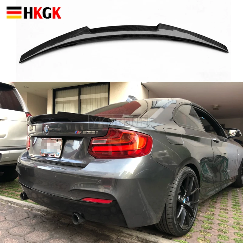 F87 M2 углеродного волокна спойлер на задний багажник крыло для BMW F22 220i 228i M235i купе