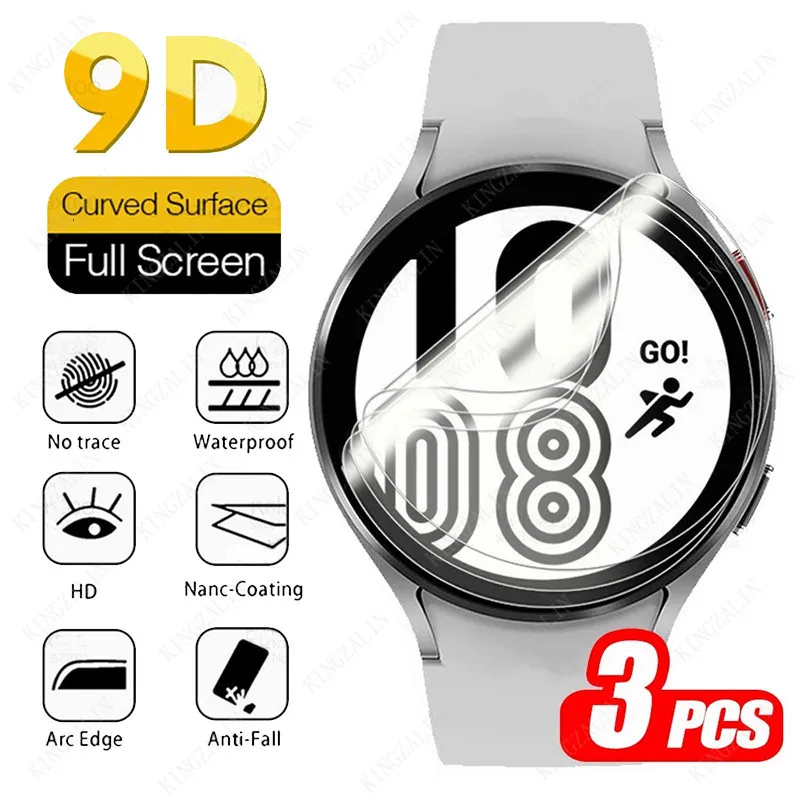 3PCS Hydrogel Film for Samsung Galaxy Watch 4 5 pro 3 45mm 40 44mm