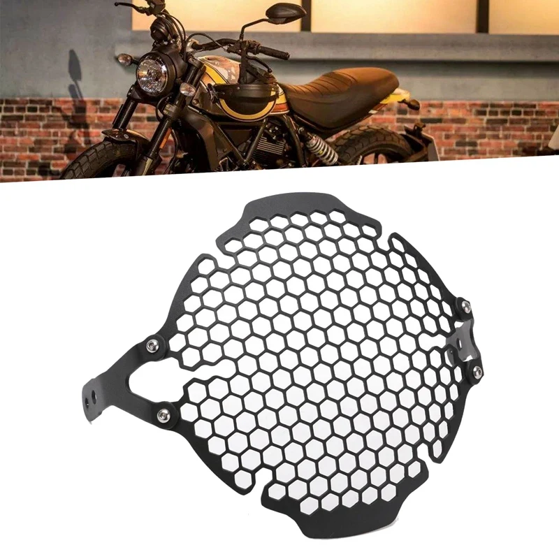 Защита фар мотоцикла, защитная решетка, крышки фар для DUCATI Scrambler 800 400 EP EVOTECH