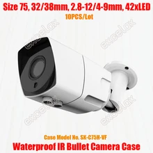 Водонепроницаемый ИК Пуля чехол для камеры размер 75 алюминиевый сплав варифокальный объектив 42x светодиодный корпус IP66 CCTV IP открытый корпус 32x38 мм