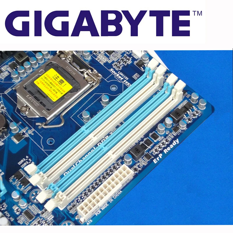 LGA 1155 DDR3 для Intel P67 Gigabyte GA-P67A-D3-B3 материнская плата 32 Гб настольная системная плата PCI-E P67A-D3-B3 б/у