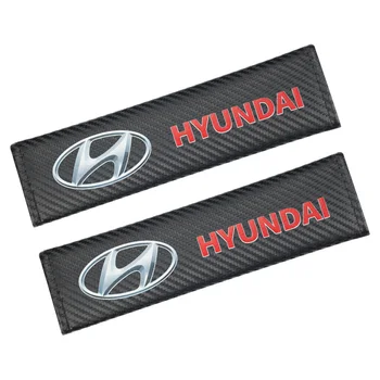 

for Solaris ix35 i20 i30 i40 HYUNDAI Tucson CRETA Santa fe New Arrival Carbon Fiber Protection Cover 2pcs