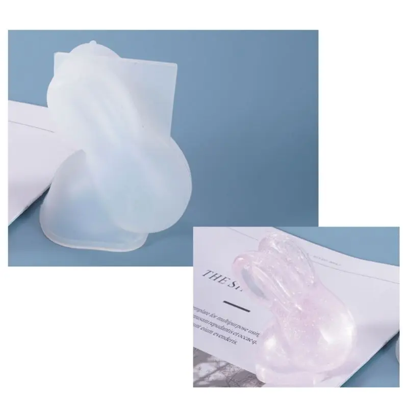 

Resin Crystal Epoxy Mold 3D Rabbit Cute Doll DIY Crafts Casting Silicone Mould 83XF