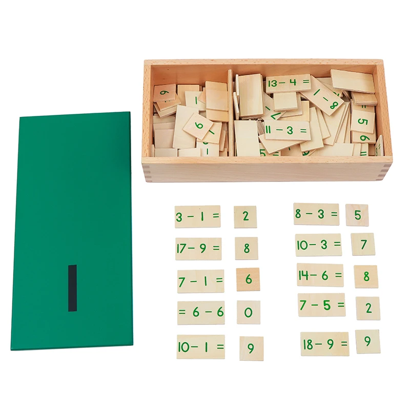 몬테소리 수학 자료 산술 조기 학습 자원의 sub셈 테이블 Prechool Educational Toys for Child