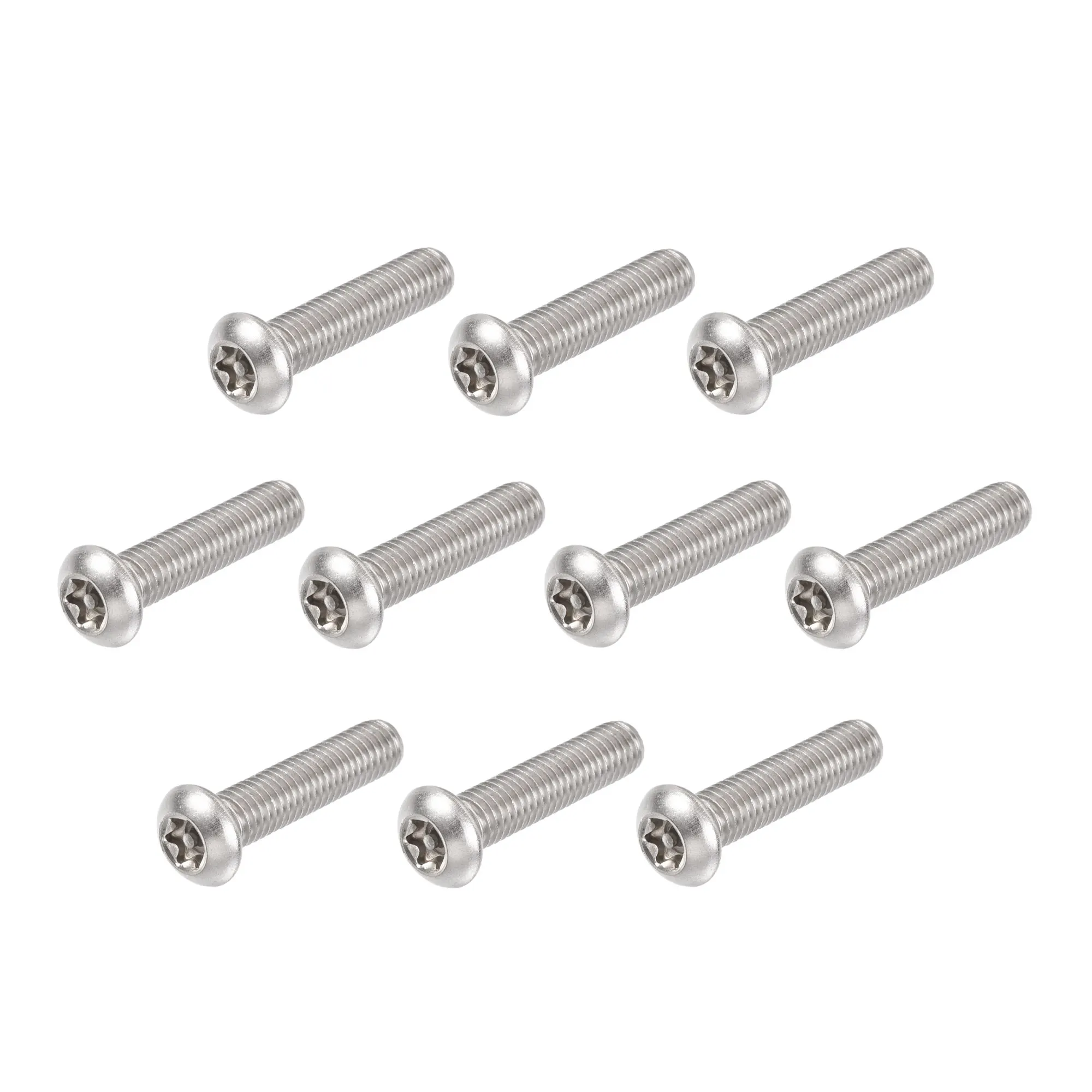 

Uxcell M8x35mm Torx Security Machine Screw Pan Head Screws Inside Column, 304 Stainless Steel Fasteners Bolts 10 Pcs
