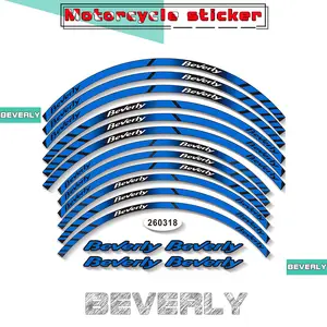 Piaggio Beverly 200 - Adesivi cerchi Stickers Wheels - racing