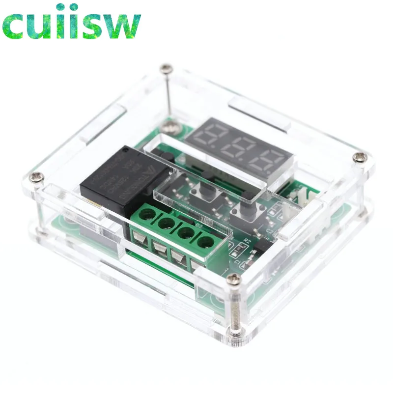 W1209 -50-100C DC 12V Digital Temperature Controller Thermostat Switch Plate W1209 Case digital temperature controller digital thermostat