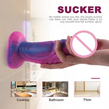 Silicone Animal Monster Dildo Realistic Suction Cup Anal Dragon Dildos Adult Penis Cock Sex Toys For Women Couples 6