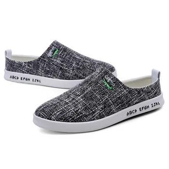 

CARTELO men's canvas shoes daily versatile linen comfortable casual shoes men's soft soles feet comfortable lazy men's shoes