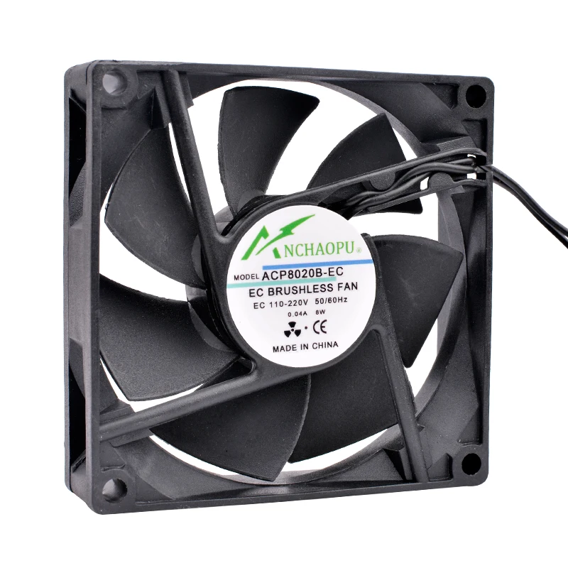 Ventilador de Refrigeração sem Escova ec para Gabinete Conversor de Freqüência ca 110v 120v 220v 240v 60 mm 70 mm 80 mm 92 mm 120 mm 140 mm - Imagem 6