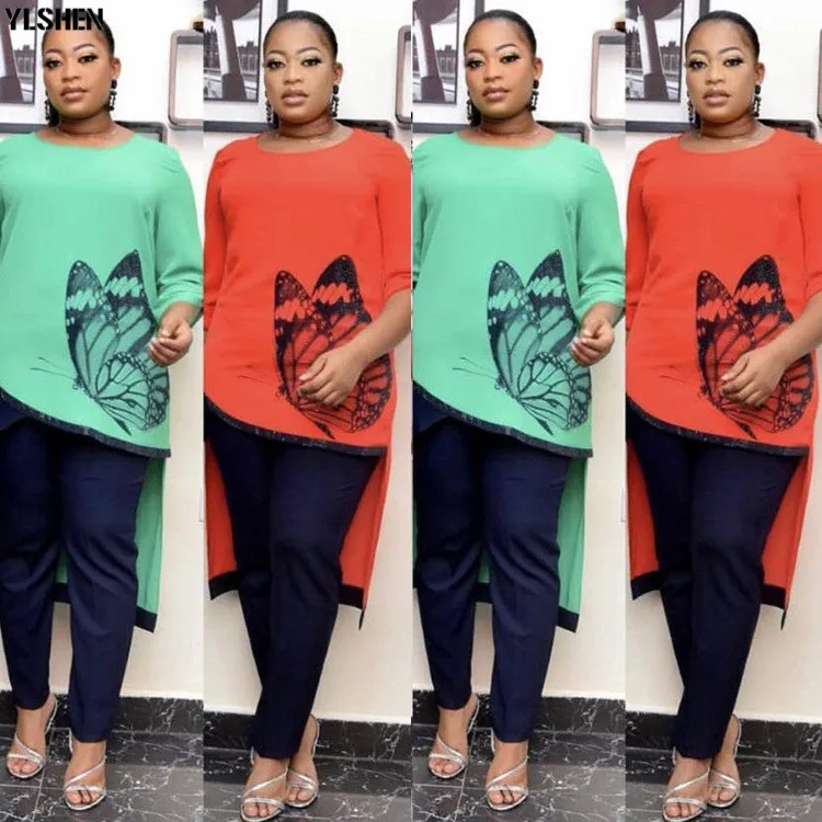 Комплект из 2 предметов женский спортивный костюм африканская одежда женские