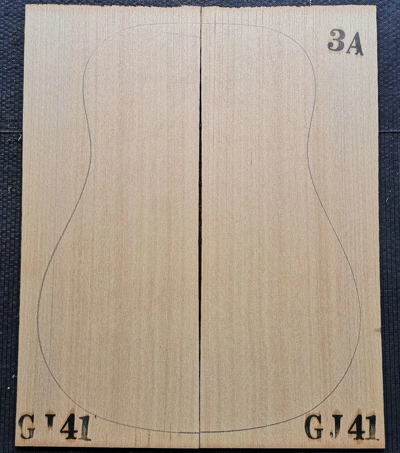 AAA класс Красный Кедр гитара из твердой древесины топ 41 дюймов DIY деревянная гитарная панель ручной работы гитары материал изготовления 4,5*220*550 мм(2 шт - Цвет: CEDER-GJ41