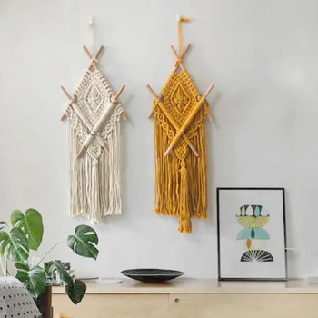 

Nordic new living room decoration woven tapestry