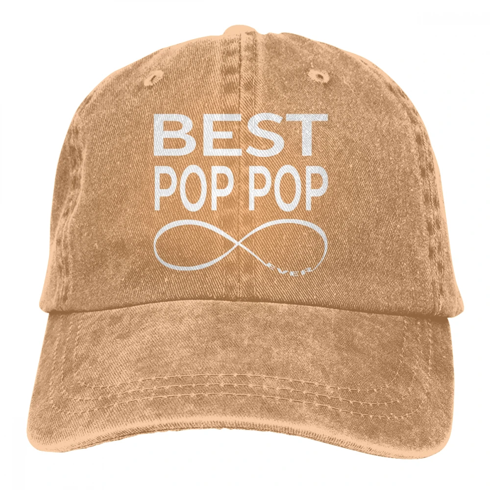 Best Pop Ever Casquette черные унисекс Мужские Женские джинсовые бейсболка с ремешком кепки регулируемые Гольф папа шляпа - Цвет: Хаки
