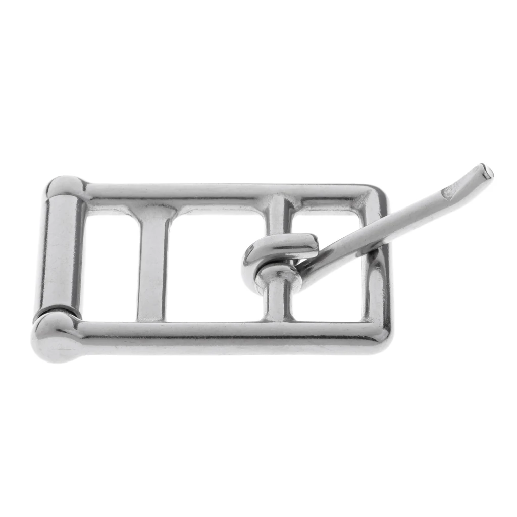 Silver Horse Riding Bridle Saddle Buckle Clip Accessories with Double Bar Outdoors