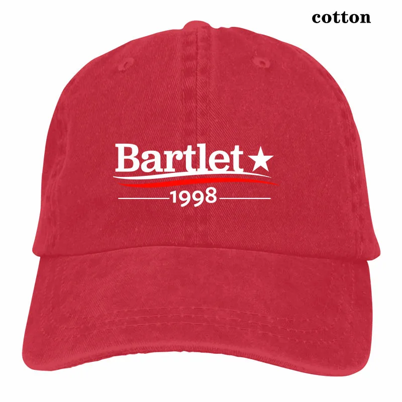 WEST WING President BARTLET 1998 Bartlet для Америки Jed Bartlet белая домашняя бейсболка для мужчин и женщин Кепка для водителя грузовика - Color: 3-Red