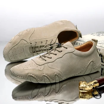 

Octopus Genuine Leather Men Casual Shoes Luxury Brand 2019 Men Formal Loafers Moccasins Breathable Slip on Black Driving Shoes