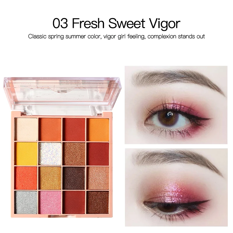 Charming Eyeshadow 16 Color Palette Matte Shimmer Pigment Diamond Eye Shadow Powder Earth Color Waterproof Lasting TSLM1 Charming Eyeshadow 16 Color Palette Matte Shimmer Pigment Diamond Eye Shadow Powder Earth Color Waterproof Lasting TSLM1