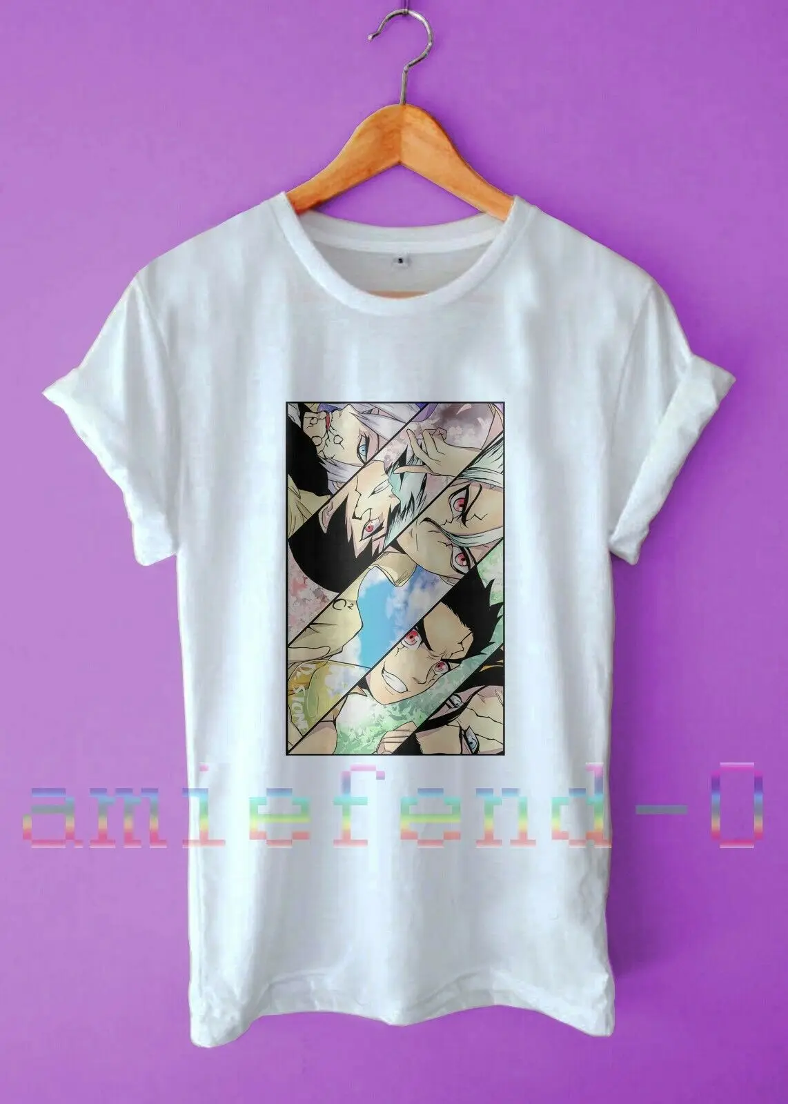 

Simple Dr Stone The Five Pillars New Anime Survival Casual Unisex T-Shirt S-3XL