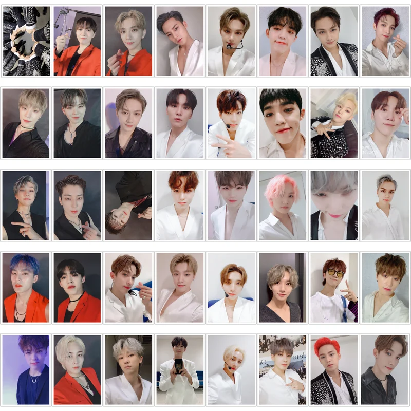 KPOP 17 Сеул концерт селфи фотография Поляроида ЛОМО карта K-POP SEVENTEEN вентиляторы подарки металлический ящик 40 шт./кор. Прямая