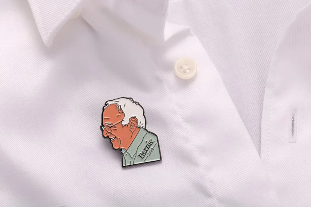 Bernie Sanders Для Pressident нагрудный штырь значок Hindsight Bernie векторная булавка пуговичные Броши для женщин и мужчин сторонников