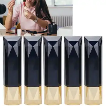 

5Pcs Empty Lip Balm Tubes Portable DIY Handmade Lipstick Tube Lip Balm Bottle Case Cosmetic Sample Bottle Container Makeup Tools