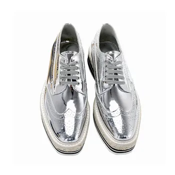 

Platform Shoes Women Thick Bottom Zapatos De Mujer Casual Shoes Women Low Top Lace Up Ladies Shoes Genuine Leather Retro Shoes