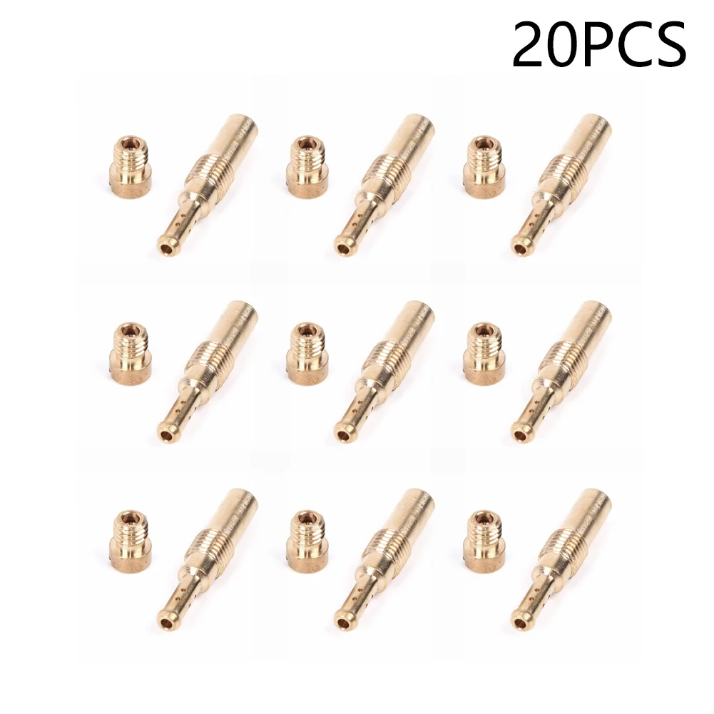 

20Pcs/Set Slow/Pilot Jet For PWK Keihin OKO CVK 32/35/38/40/42/45/48/50/52/55