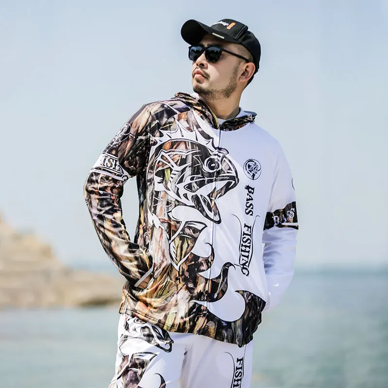 Fly fishing clothes 2025 DIAOLIAN sun protection breathable moisture-wicking quick-drying anti-UV UPF50+ fishing shirt jerseys