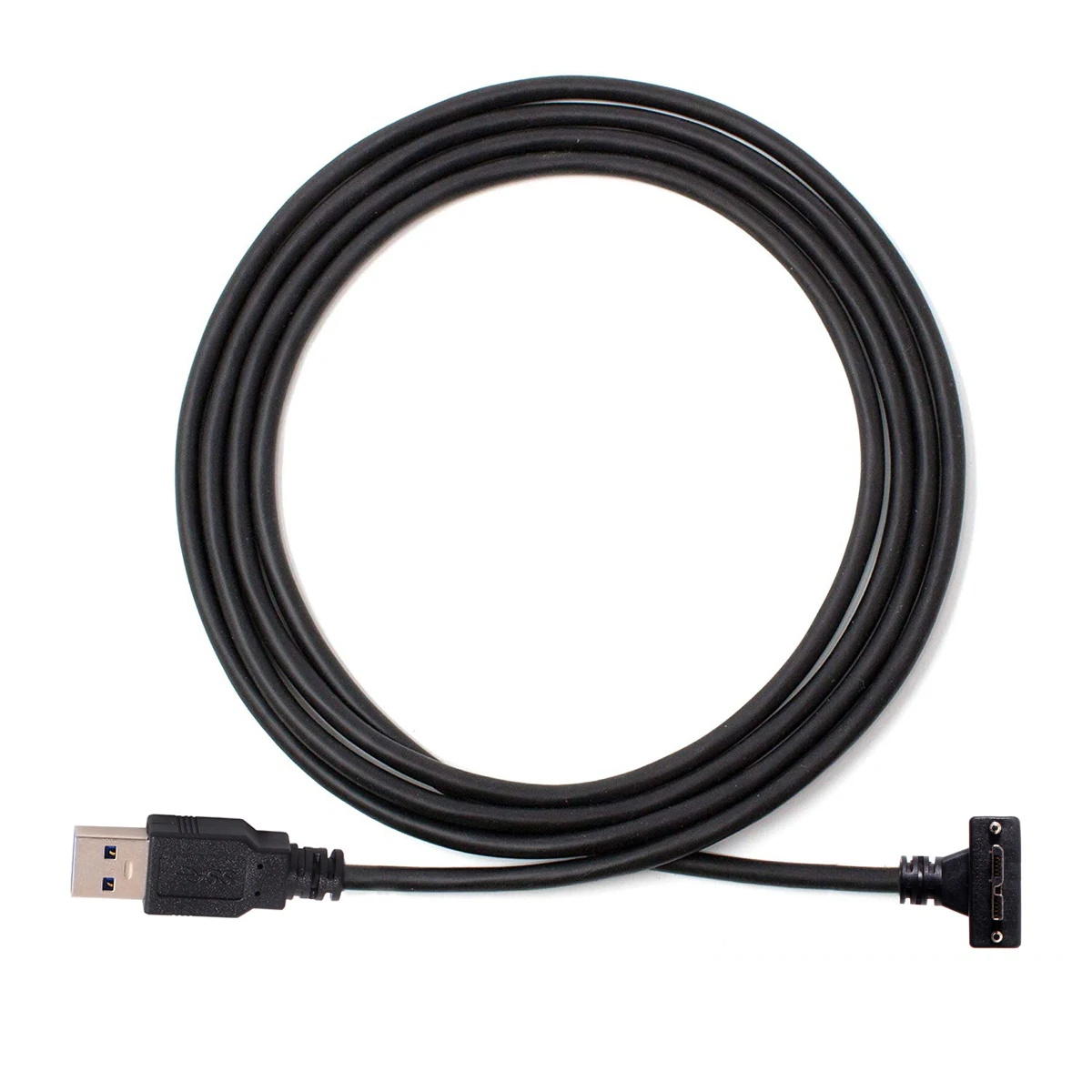 Cablecc 1,2 m 90D до Угловой Micro USB, винт крепление к 3,0 кабель для передачи данных для промышленной камеры