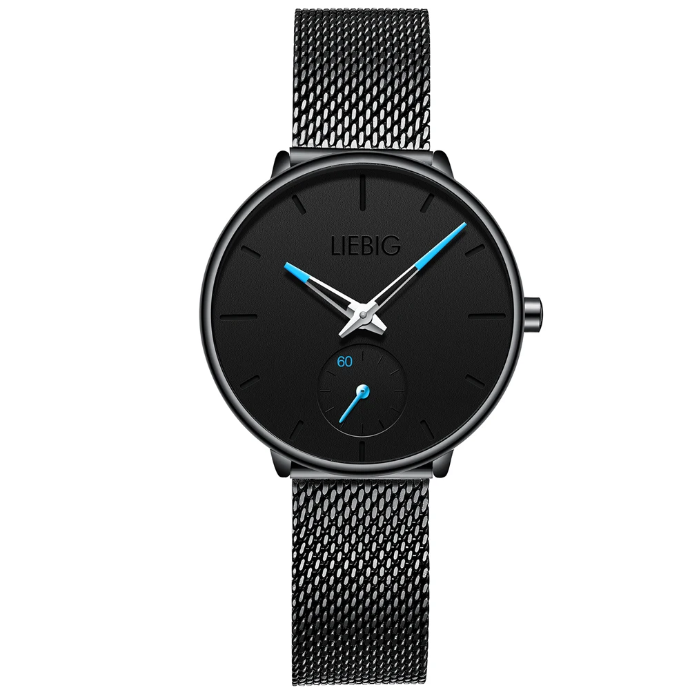 

LIEBIG L4001 Casual vrouwen Horloge Waterdicht Quartz Dames Horloge Goud Stalen Jurk Horloge Vrouwen Horloge Vrouwelijke Klok