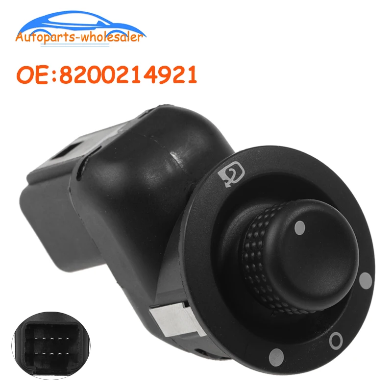 Pulsante Di Controllo Specchietti Elettrici Per Renault Captur, Clio IV E Modus – 8200676529 8200214921, Interruttore Nero