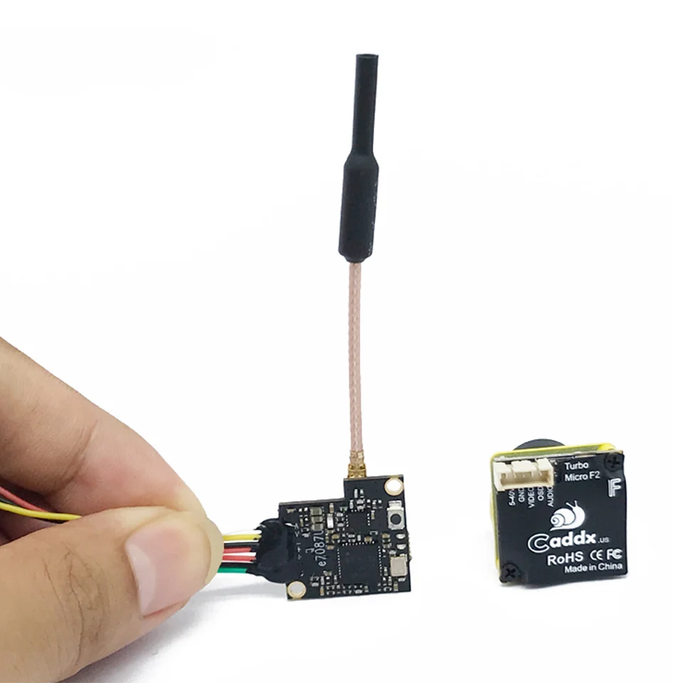 E7087U Pro fpv передатчик 5 8G 48CH 25/100/200 mW/OFF OSD SBUS DC 24V антенна UFL для FOXEER Micro Swift Caddx Turbo