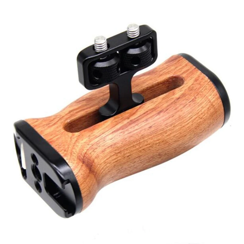 DSLR Camera Hand Universal Grip Wooden Mini Side Handle (1/4Inch-20 Screws) for Sony or Nikon Etc | Канцтовары для офиса и