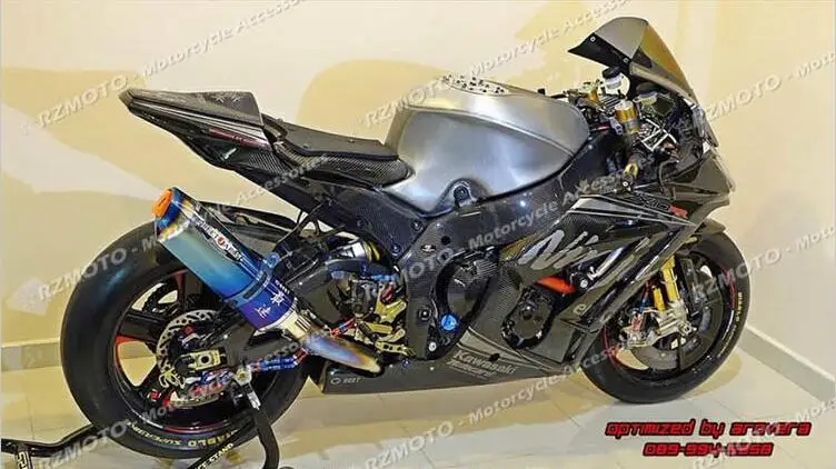 Мотоциклетный обтекатель abs, пригодный для kawasaki Ninja ZX6R 636 2013 корпусные детали пресс-форм ACEKITS Магазин № 0195